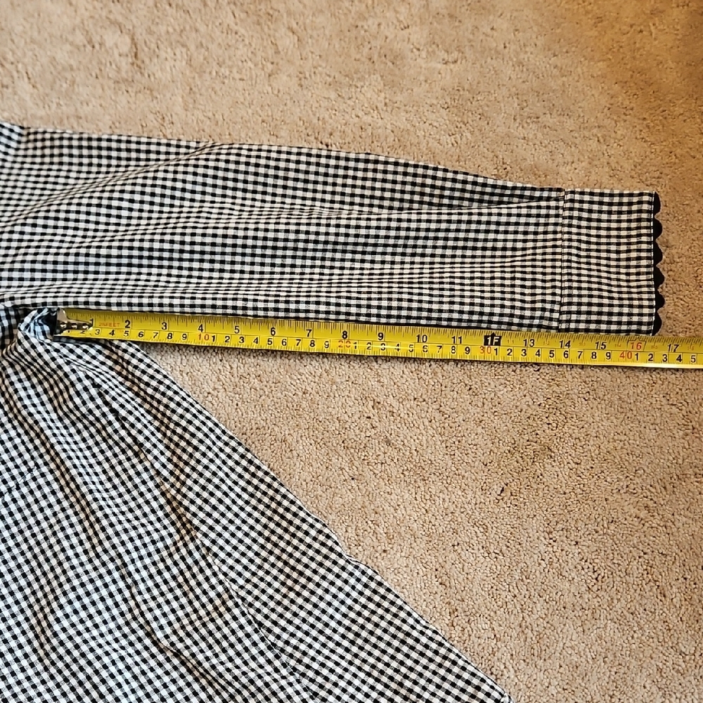 Tuckernuck Cotton and Hemp Black and White Gingham Dress - Picture 7 of 16